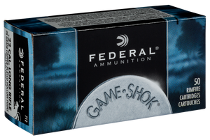 Federal Small Game & Target High Velocity .22 LR 38 Gr Copper Plated Hollow Point (CPHP) 50 Per Box