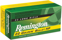 Remington Ammunition Golden Bullet .22 Lr 36 Gr Plated Hollow Point 225 Per Box