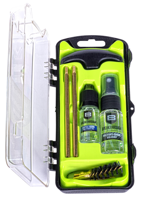 Breakthrough Clean Vision Series Cleaning Kit .44 Cal & .45 Cal Pistol 10 Pieces Multi-color
