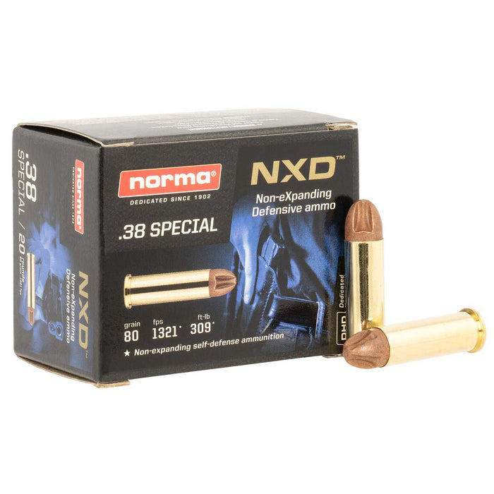 Norma Ammunition Self Defense NXD .38 Special 38 gr NXD 20 Per Box