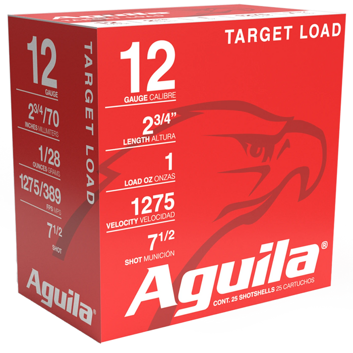Aguila Target Load Competition 12 Gauge 2.75" 1 oz 7.5 Shot 25 Per Box