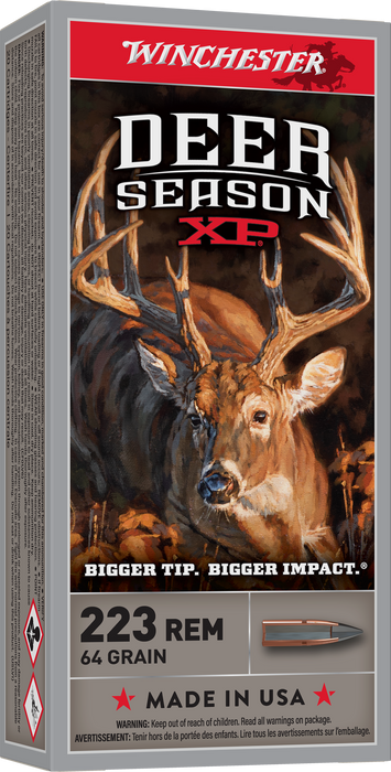 Winchester .223 Rem 64 gr Deer Season Extreme Point 20 Per Box