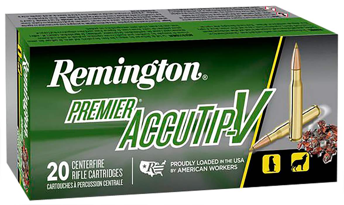 Remington Ammunition Premier .243 Win 75 gr AccuTip V Boat Tail 20 Per Box