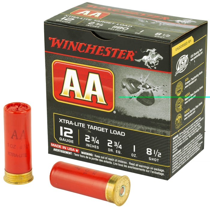 Winchester Ammunition 12 Gauge 1 oz #8.5 Shot AA Target - 25 Per Box
