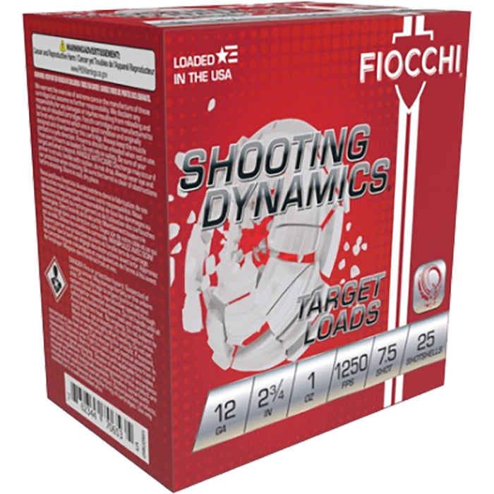 Fiocchi Shooting Dynamics 12 ga. 2.75 in. 1 oz. 7.5 Shot Ammunition 25 Per Box