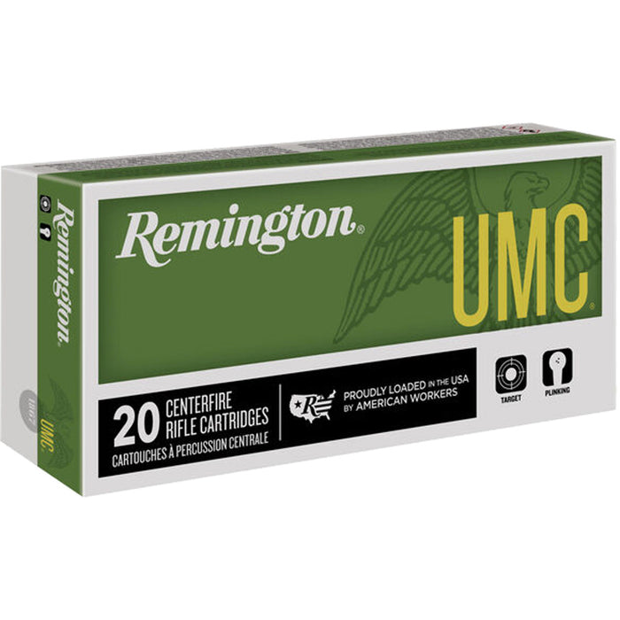 Remington UMC Centerfire Rifle Ammo 22-250 Rem. 45 gr. JHP 20 rd.