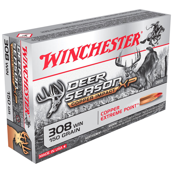 Winchester .308 Win. 150 gr. Copper Impact LF 20 Per Box