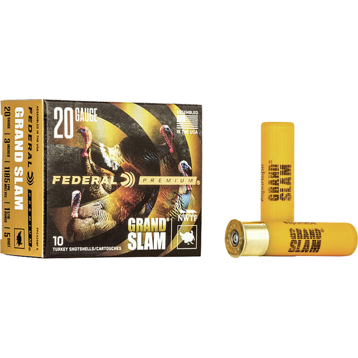 Federal Premium Grandslam 20 ga. 3 in. 1 15/16 oz. 5 Shot 10 Per Box