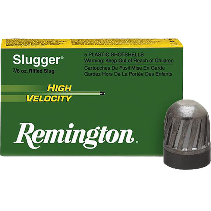 Remington Slugger 12 ga. 3 in. 7/8 oz. High Velocity Rifled Slug Loads 5 Per Box