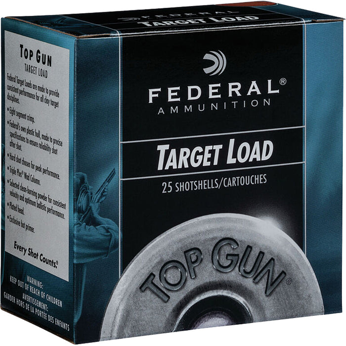 Federal Top Gun 20 ga. 2.75 in. 2.5 Dr. 7/8 oz. 8 Shot 100 Per Box