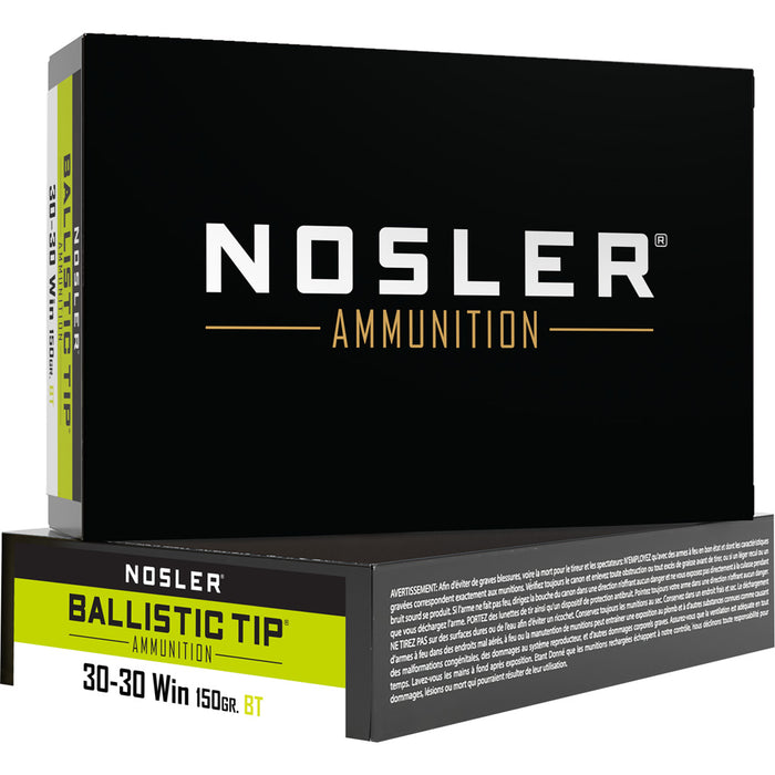 Nosler Ballistic Tip .30-30 Win. 150 gr. BT SP 20 Per Box