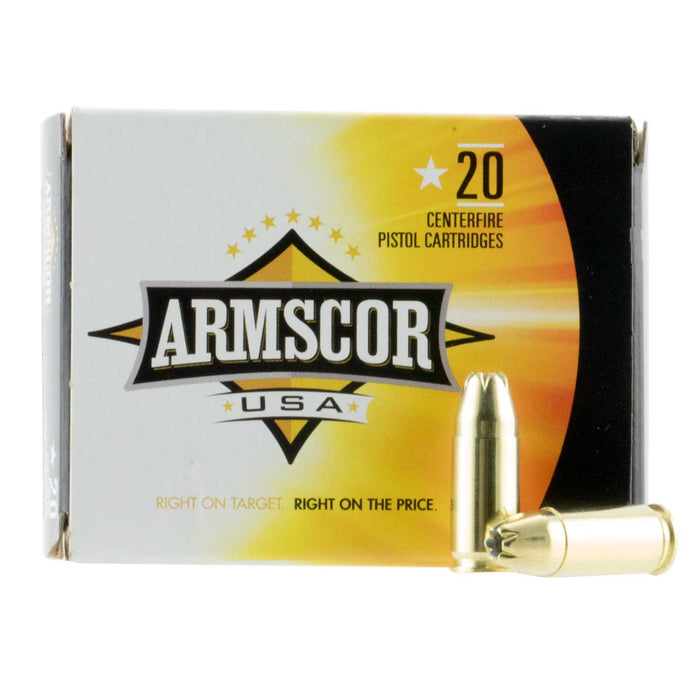 Armscor 9mm Luger 124 gr USA JHP Ammunition - 20 Round Box