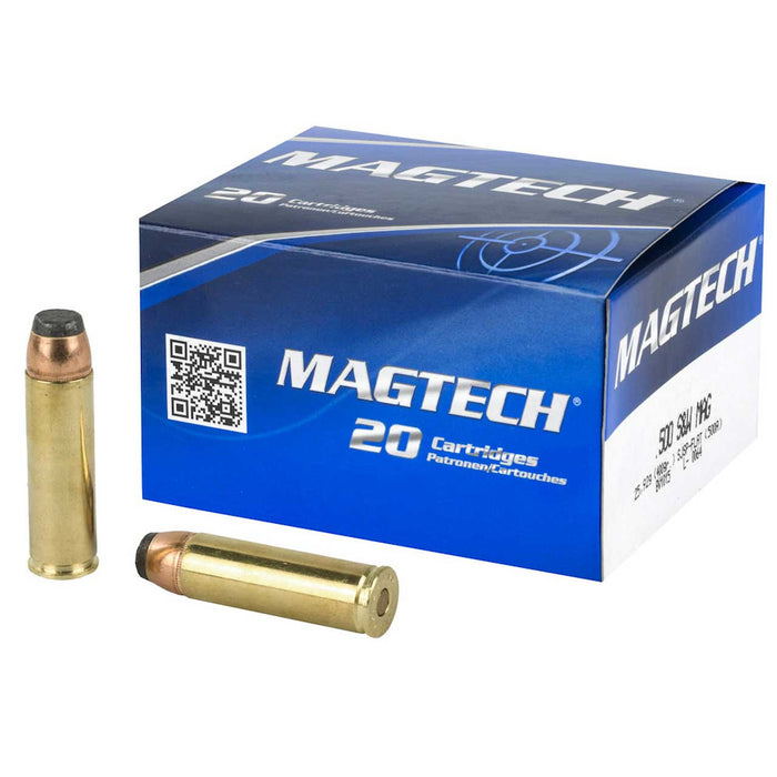 Magtech Range/Training Target .500 S&W Mag 400 gr Semi-Jacketed Soft Point Flat 20 Per Box