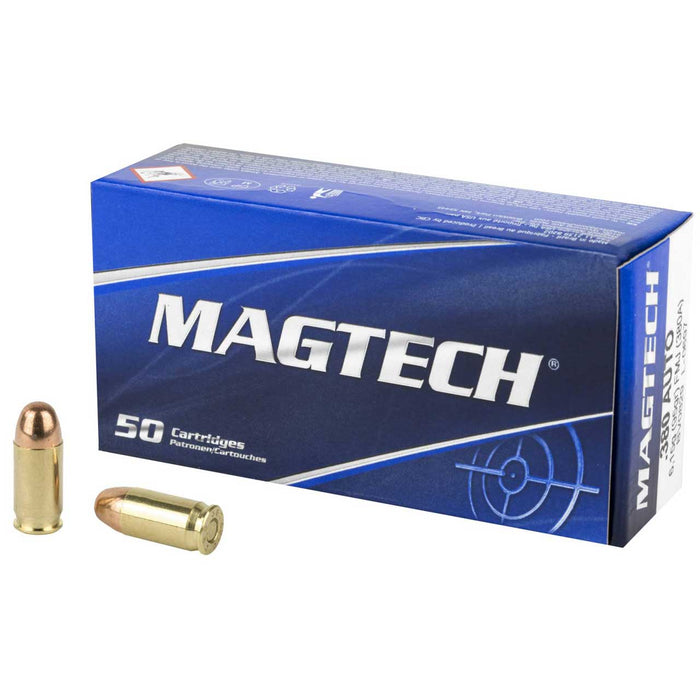 Magtech .380 ACP 95 gr Full Metal Jacket Ammunition - 50 Round Box