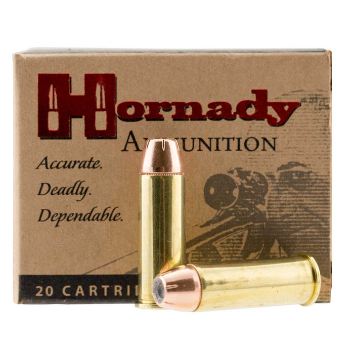 Hornady .44 Rem Mag 300 gr Custom XTP Hollow Point Ammunition - 20 Round Box