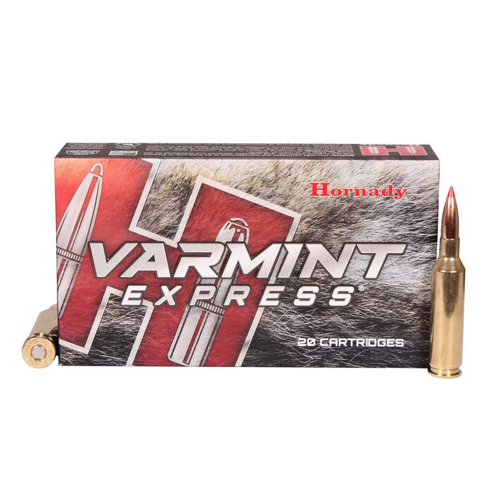 Hornady 6mm Creedmoor 87 gr Varmint Express V-Max Ammunition - 20 Round Box