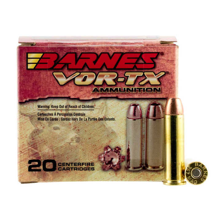 Barnes .357 Mag 140 gr Barnes VOR-TX XPB Ammunition - 20 Round Box