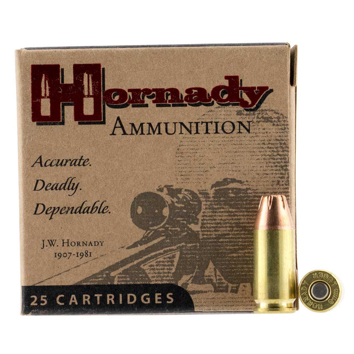 Hornady 9mm Luger 124 gr Custom XTP Hollow Point Ammunition - 25 Round Box