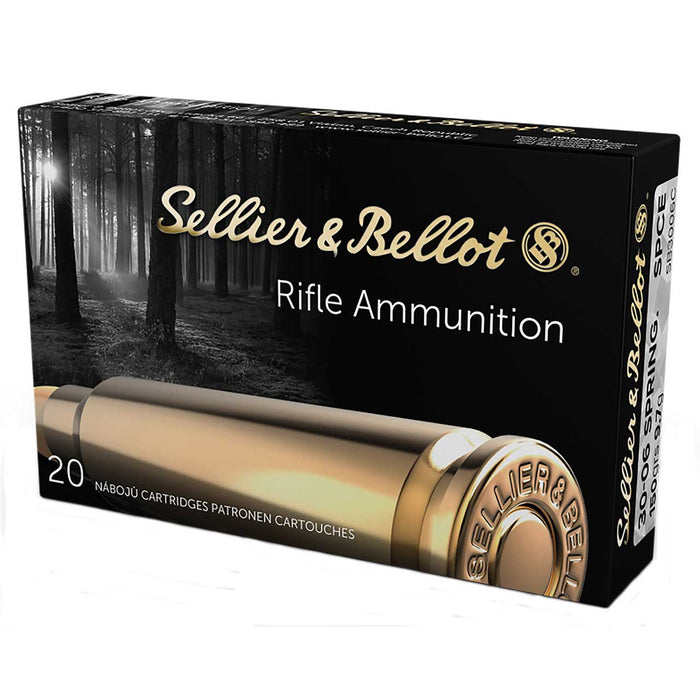 Sellier & Bellot Rifle .30-06 Springfield 150 gr Soft Point Cut-Through Edge (SPCE) 20 Per Box
