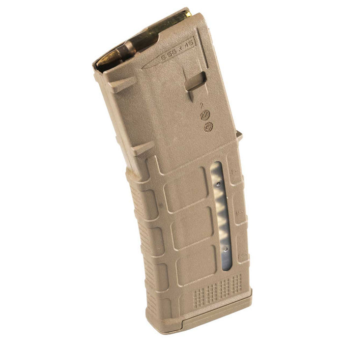 Magpul PMAG GEN M3 Coyote Tan Detachable with Capacity Window 30rd 223 Rem, 5.56x45mm NATO for AR-15