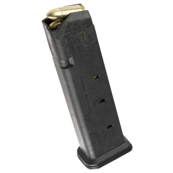 Magpul PMAG GL9 21rd 9mm Luger Compatible w/Glock 17/19/2634/45 Black Polymer