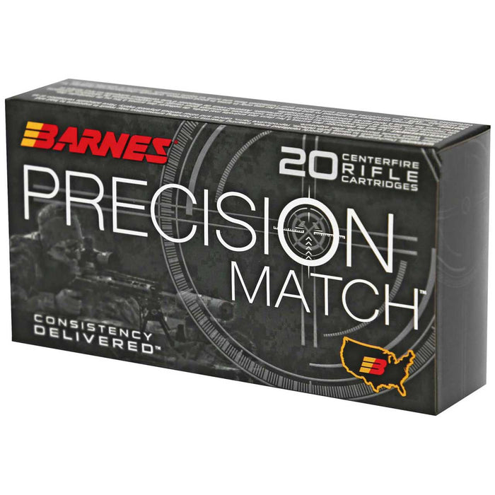 Barnes Bullets Precision Match 6.5 PRC 145 gr, Open Tip Match Boat-Tail 20 Per Box