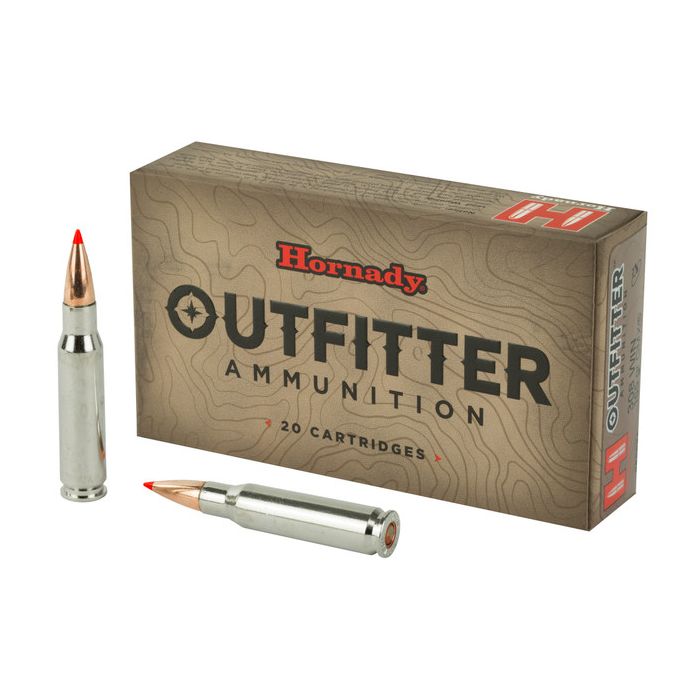 Hornady .308 Win 165 gr Outfitter Hunting Copper Alloy eXpanding Ammunition - 20 Round Box