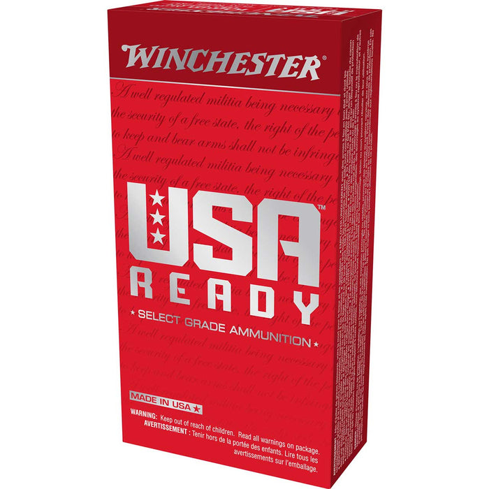 Winchester 10mm Auto 180 gr USA Ready FMJ Flat Nose Ammunition - 50 Round Box