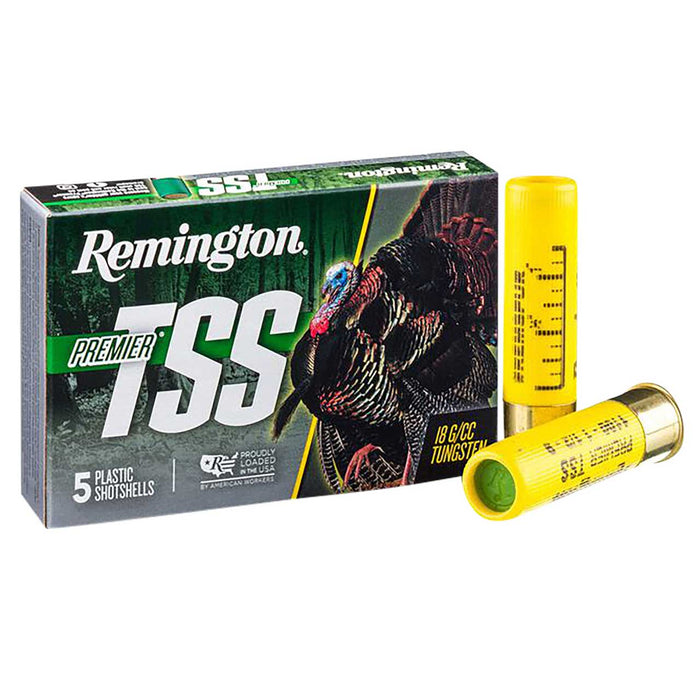 Remington Ammunition Premier TSS Turkey 20 Gauge 3" 1 1/2 oz Tungsten 9 Shot 5 Per Box