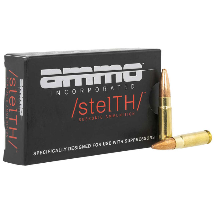 Ammo Inc stelTH .300 Blackout 220 gr Total Metal Jacket (TMJ) 20 Per Box