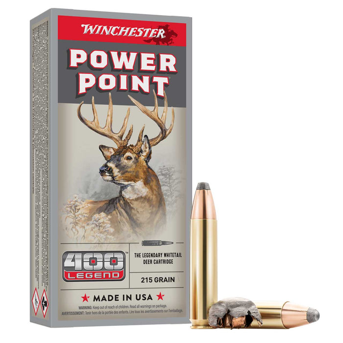 Winchester Ammo Power-Point Super .400 Legend 215 gr Ammunition - 20 Per Box