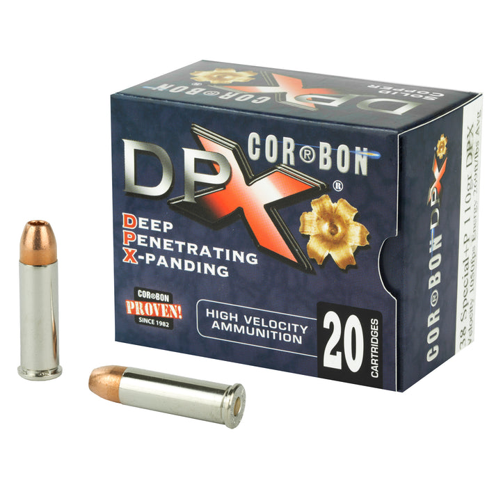 Corbon Ammo .38 Special 110 Grain Deep Penetrating X-Bullet 20 Round Box