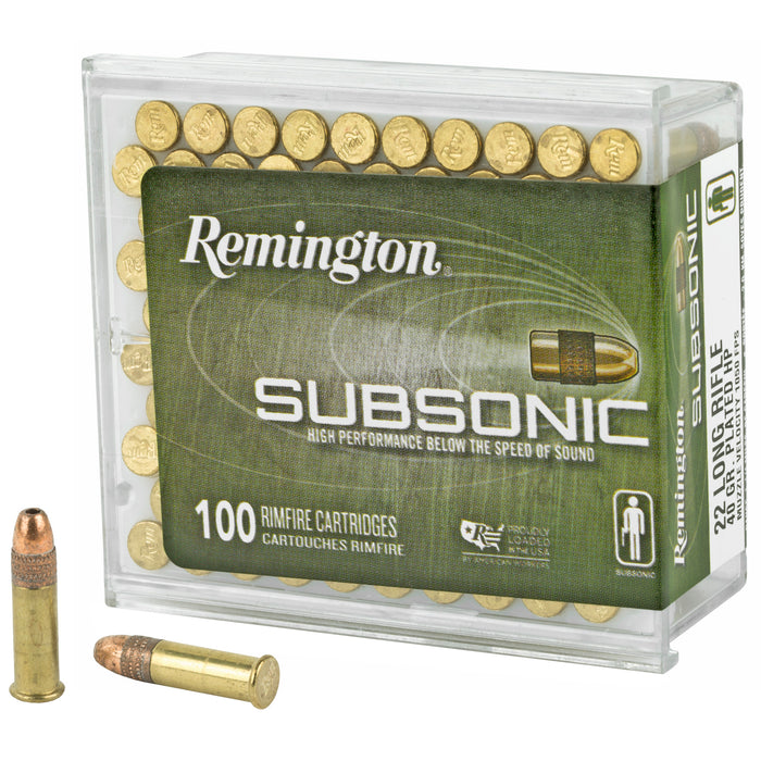 Remington Ammunition Subsonic Rimfire .22 LR 40 gr Hollow Point 100 Per Box