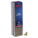 CCI Target Rimfire .22 Short 29 Gr Copper-Plated Round Nose 100 Per Box
