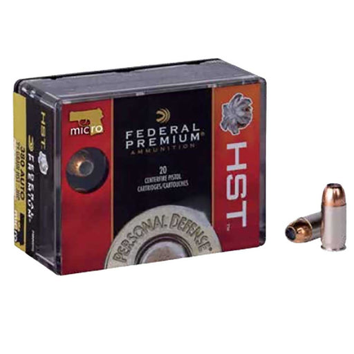 Federal .380 99gr Premium HST JHP Ammunition - 20 Round Box