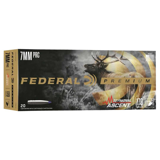 Federal Premium 7mm PRC 170 Gr Terminal Ascent Ammunition 20 Per Box