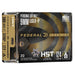 Federal Premium Defense 9mm Luger +P 124 gr HST Jacketed Hollow Point 20 Per Box