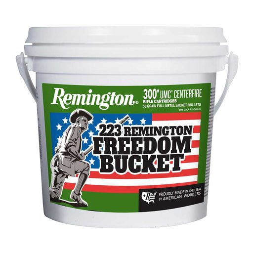 Remington .223 Rem 55 gr UMC Freedom Bucket FMJ Ammunition - 300 Round Bucket