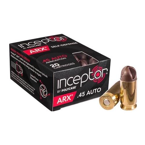 Inceptor .45 ACP ARX Ammunition - 20 Round Box