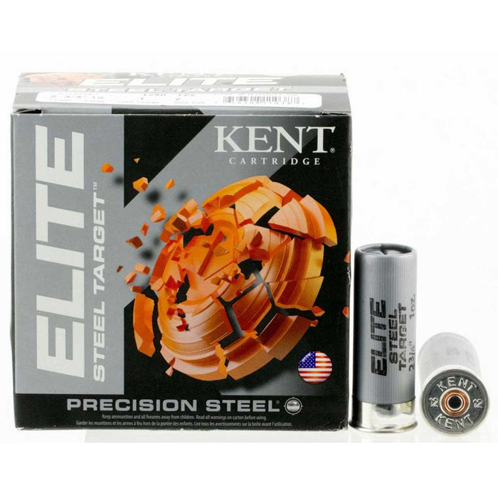 Kent Cartridge 12 Gauge Elite Steel Target 2.75" 1 oz 7 Shot Ammunition - 25 Round Box