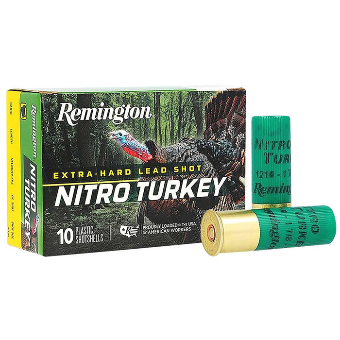 Remington Ammunition Nitro Turkey 12 Gauge 3.50" 2 oz 6 Shot 10 Per Box