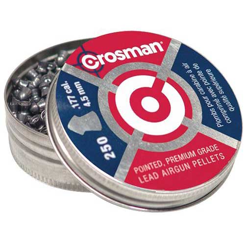 Crosman P177 .177-Caliber Pointed Pellets - 250 Count Tin