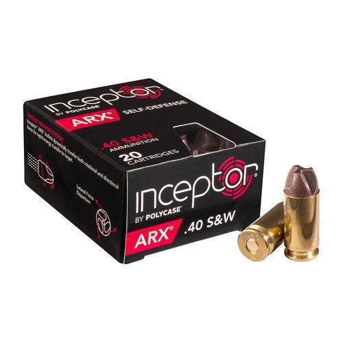 Inceptor .40 S&W ARX Ammunition - 20 Round Box