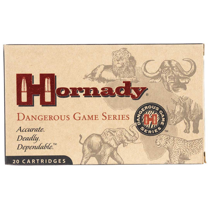 Hornady 9.3x62mm Mauser 286gr Spire Point Recoil Proof Hunting Ammunition - 20 Round Box