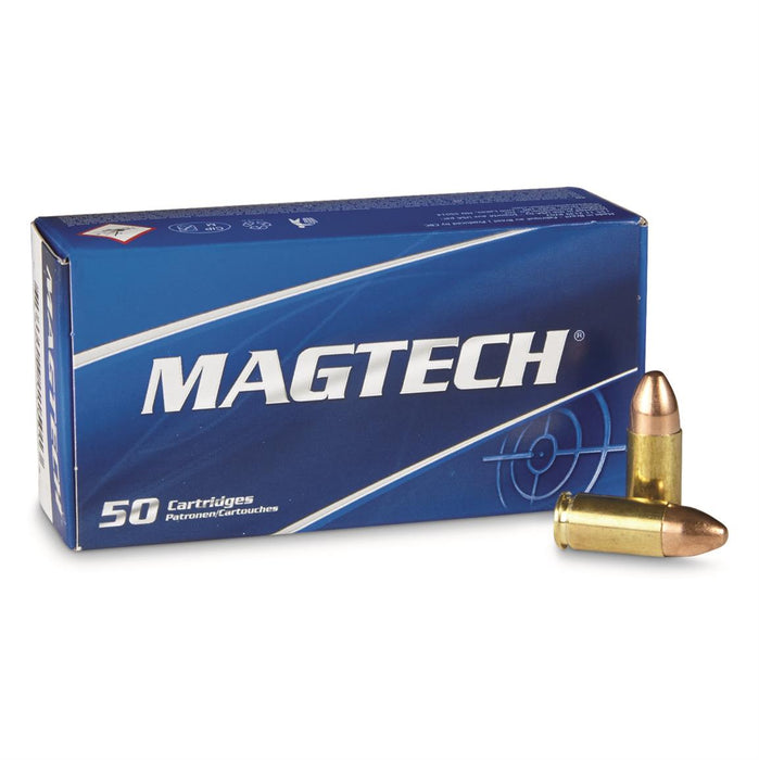 Magtech 9mm Luger 115gr Full Metal Jacket Ammunition - 50 Round Box