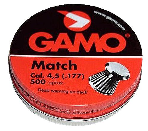 Gamo .117 cal Match Precision Air Gun Pellet - 500 Count Tin