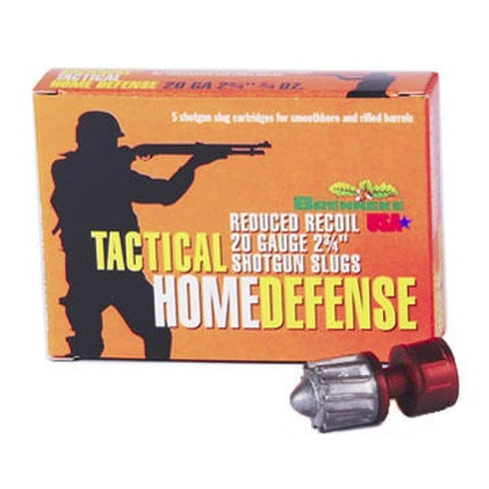 Brenneke 20 Gauge Tactical Home Defense 2 3/4" Slug -5 Round Box