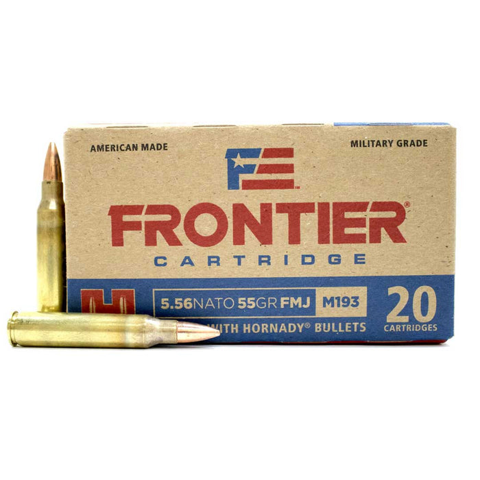 Frontier 5.56x45mm NATO M193 55gr FMJ - 20 Round Box