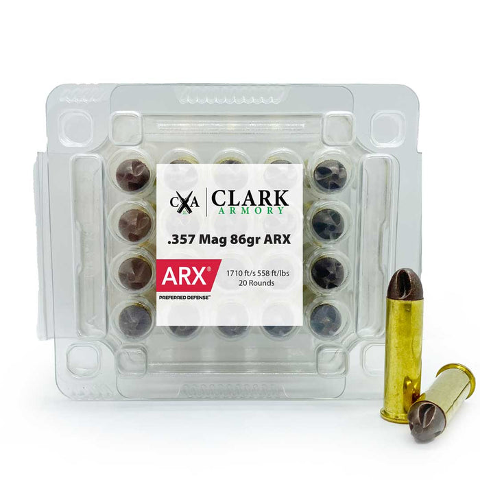 Clark Armory .357 Magnum 86gr ARX Preferred Defenses Ammunition - 20 Round Box