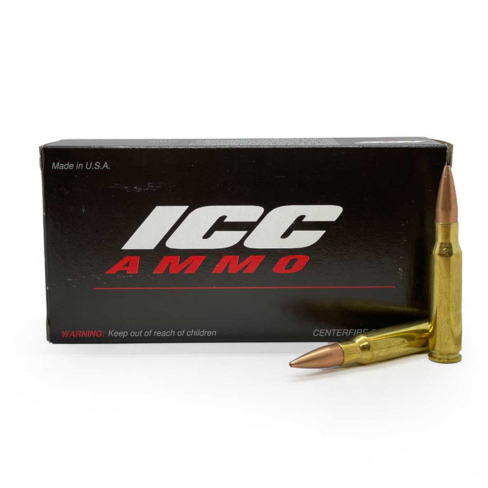 ICC .308 Win 175gr Open Tip Match Ammunition - 20 Round Box